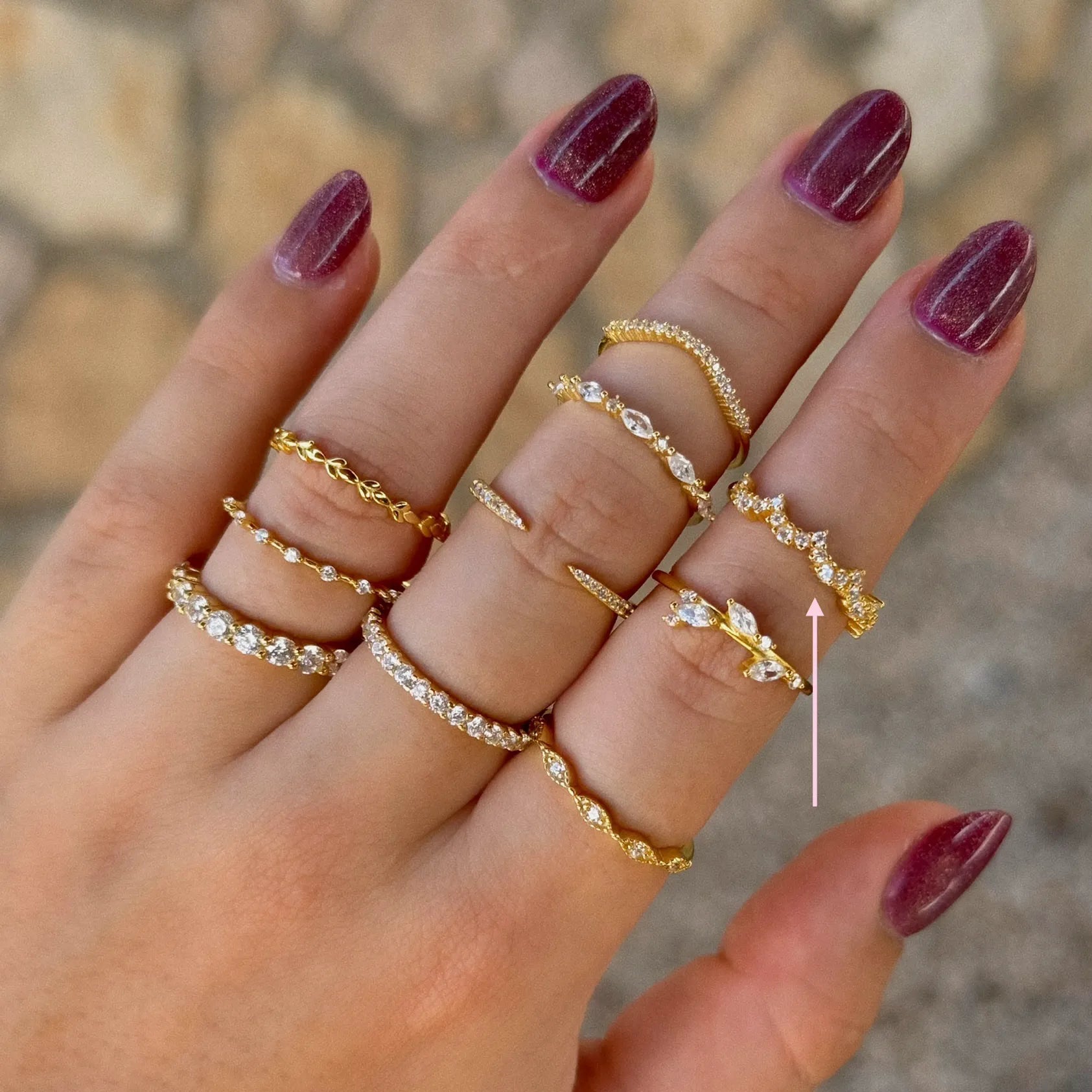 Crown Gold Pavé