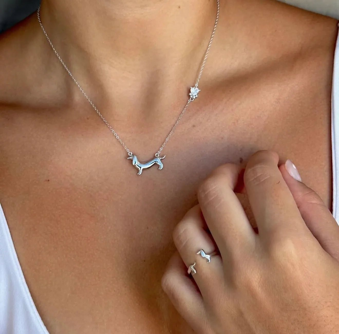 Collar Salchi Silver