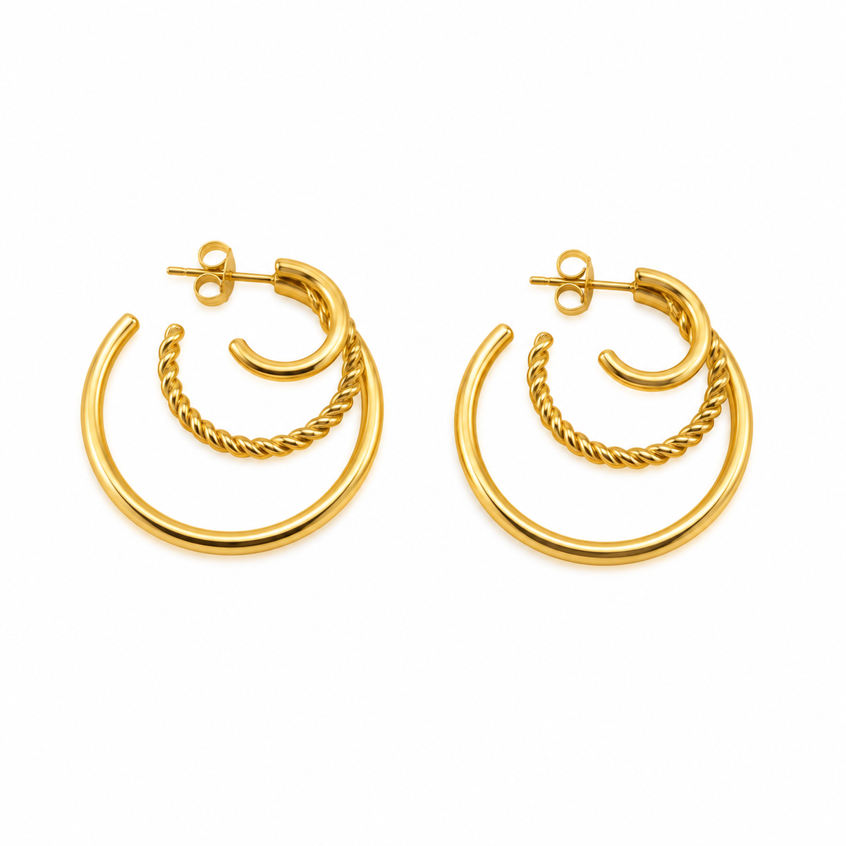 Rebeca Triple Hoops