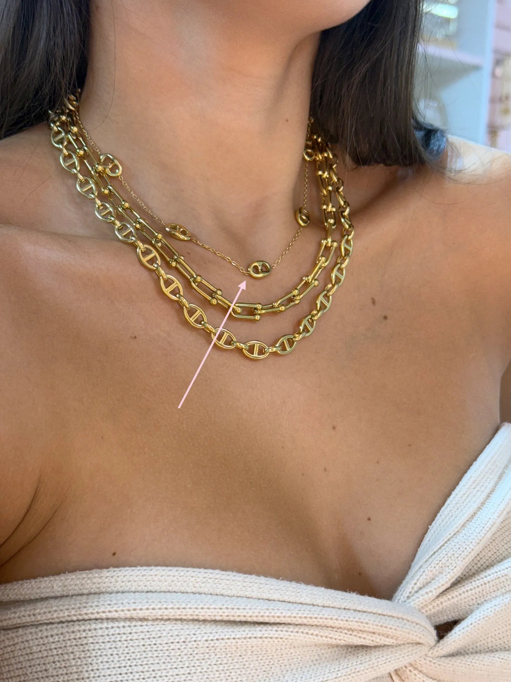 Chapitas Chain Gold