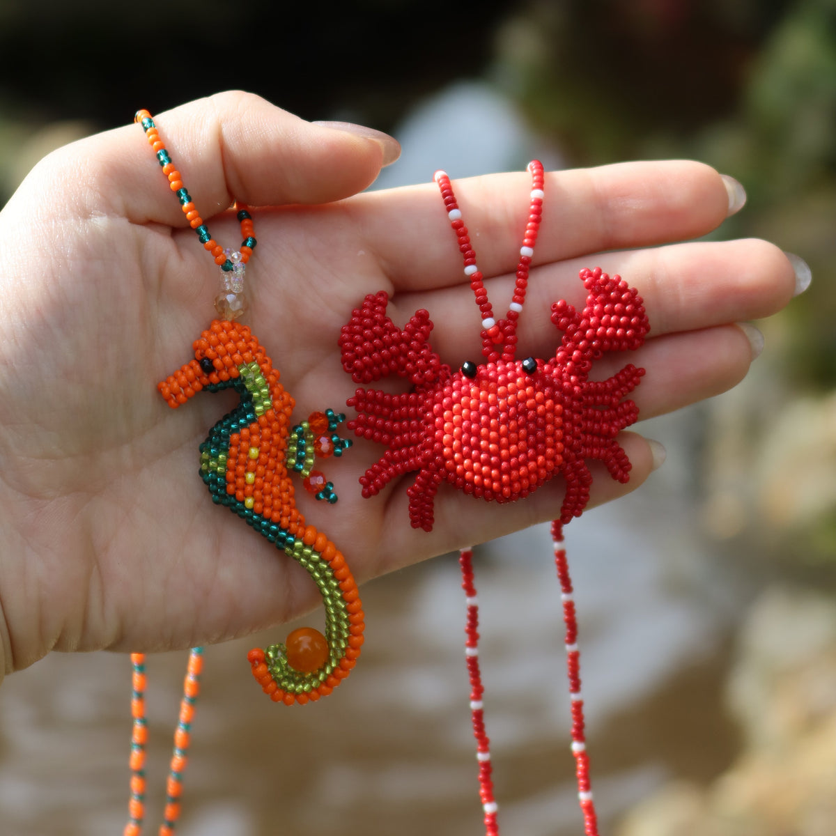 Cangrejito Beaded Necklace