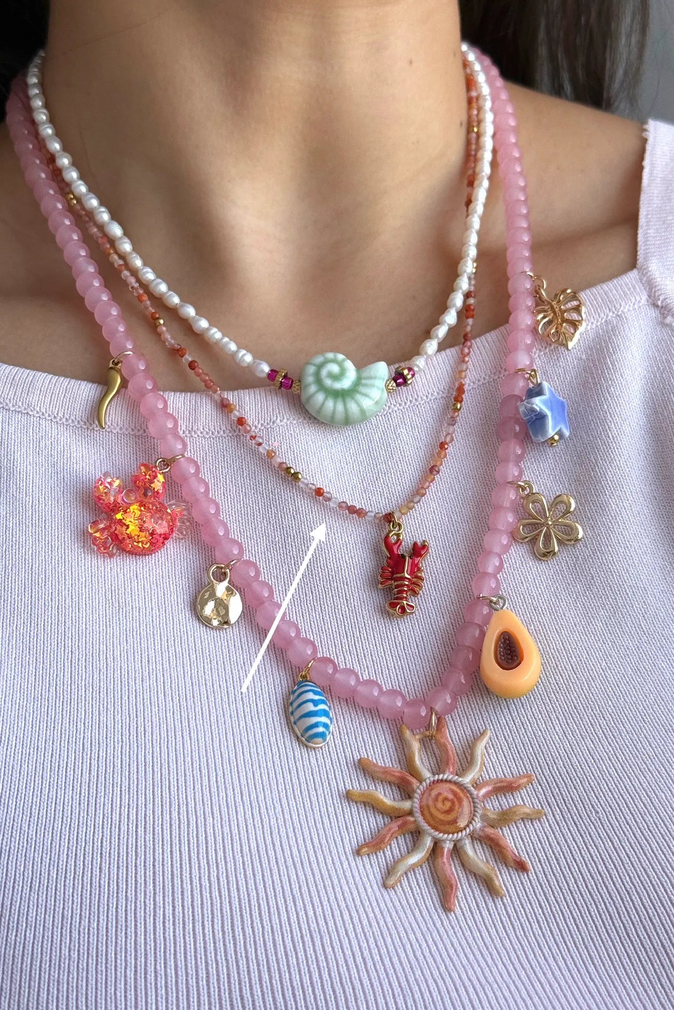Collar Langosta Beads