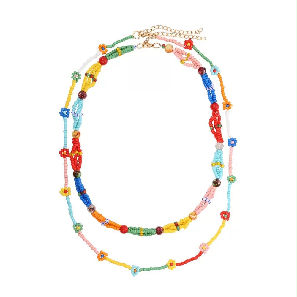 Beads Le Fleur Collar Doble