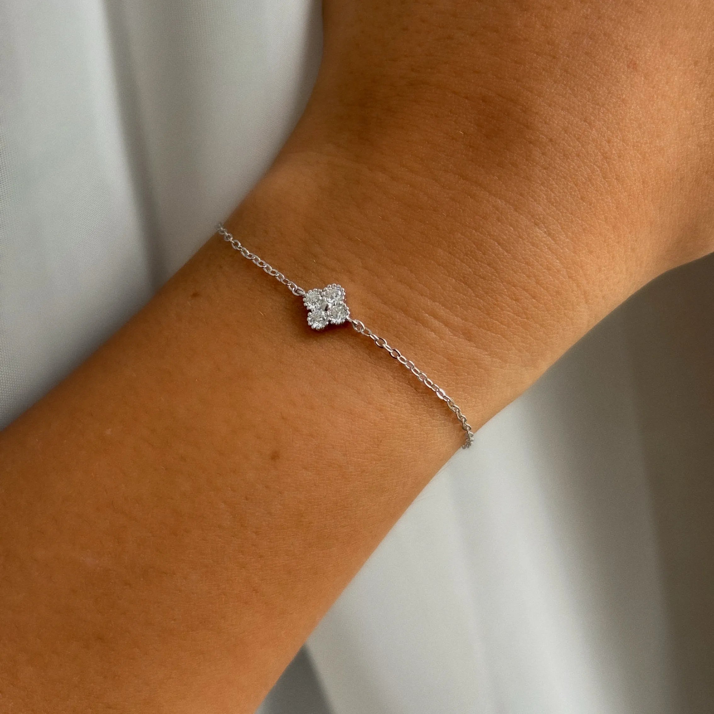 Clover Silver Bracelet