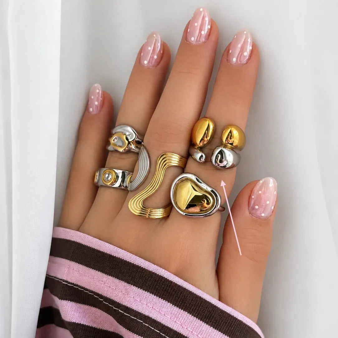 Bicolor Bubbles Ring