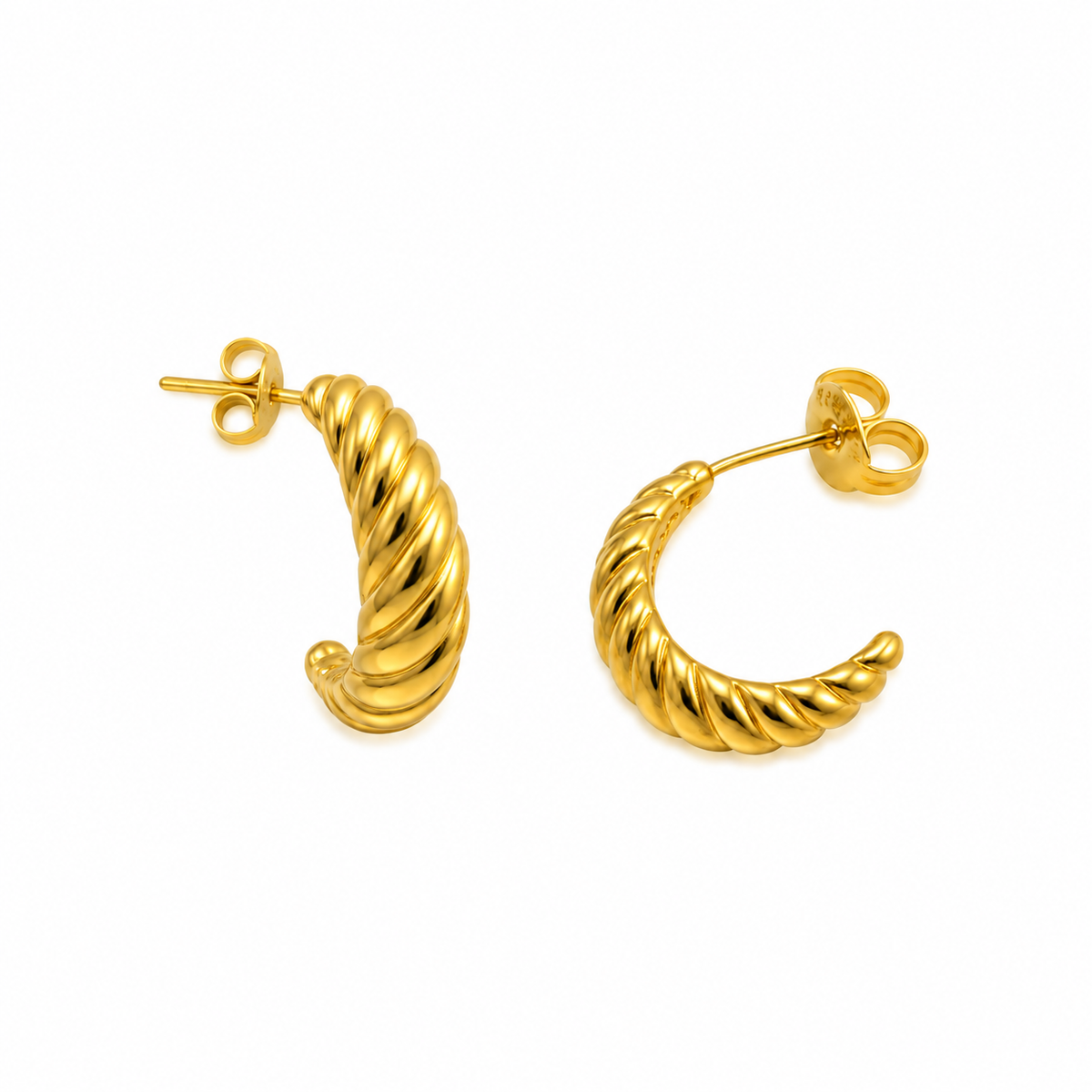 Natalia Semi Hoops