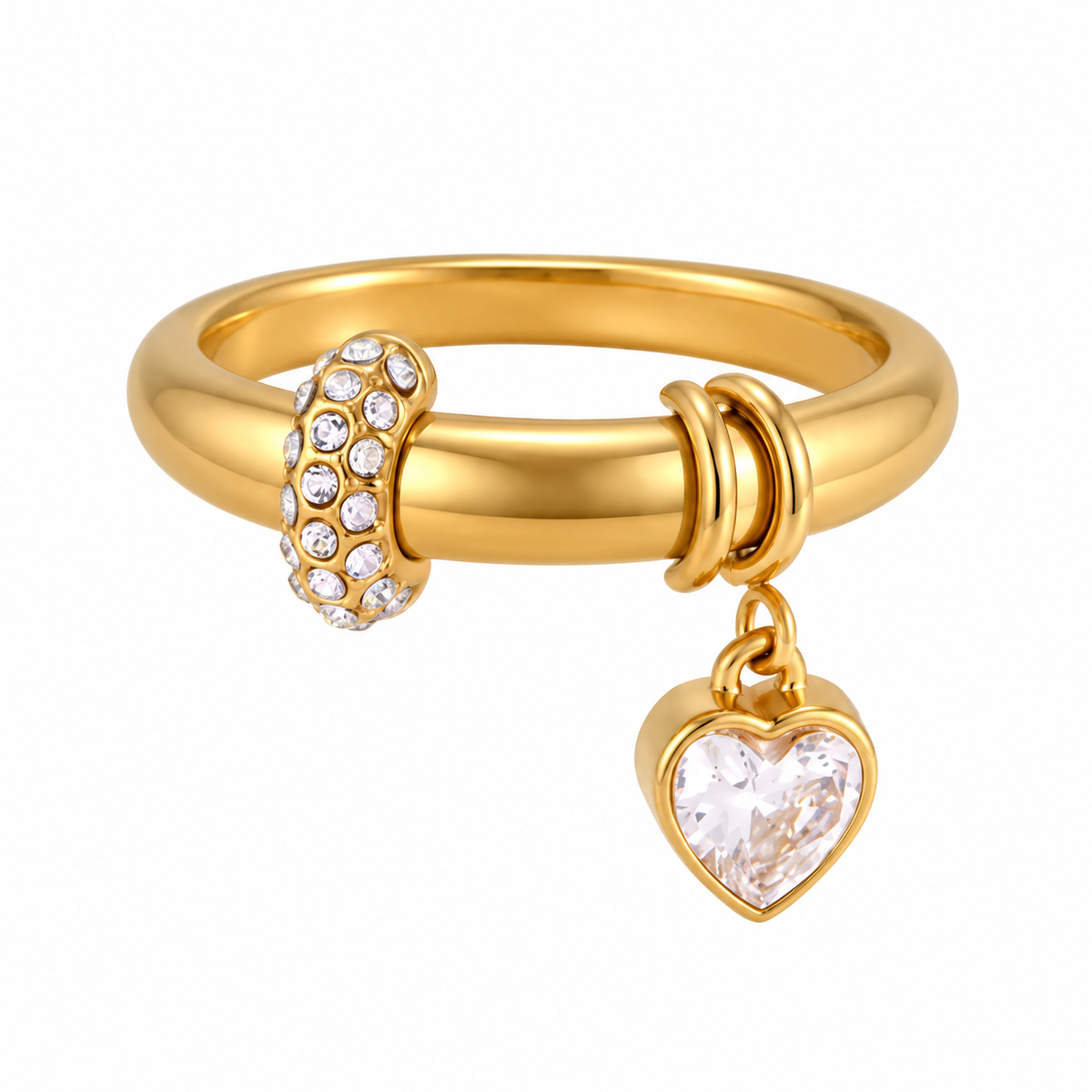 Anillo Charm Corazón