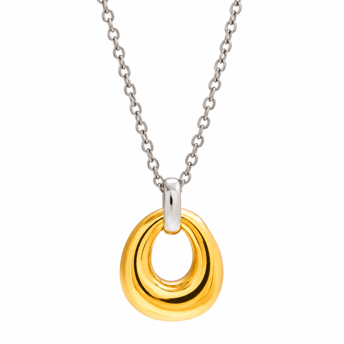 Oval Bicolor Necklace