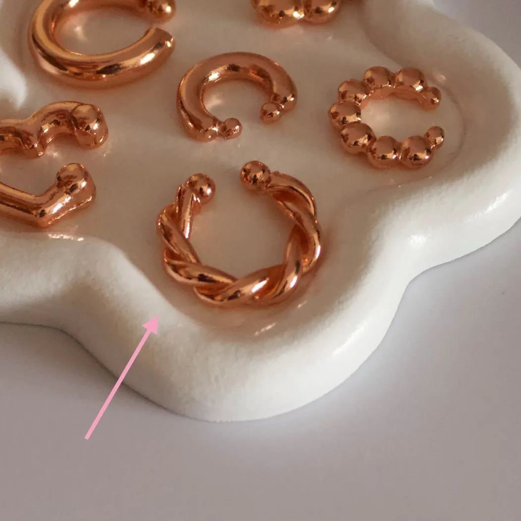 Braid Rosegold Earcuff