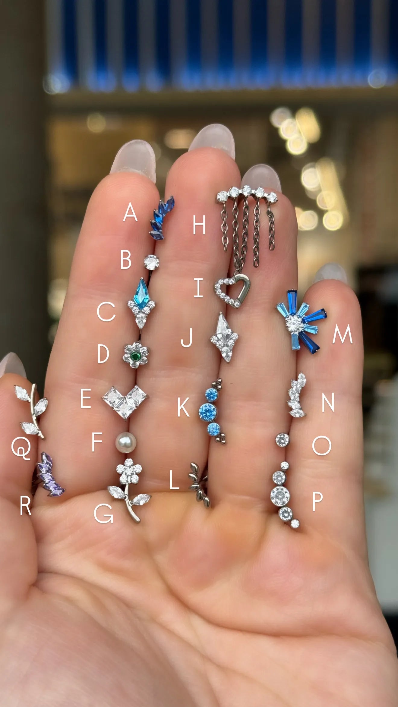 Aretitos Piercing Silver