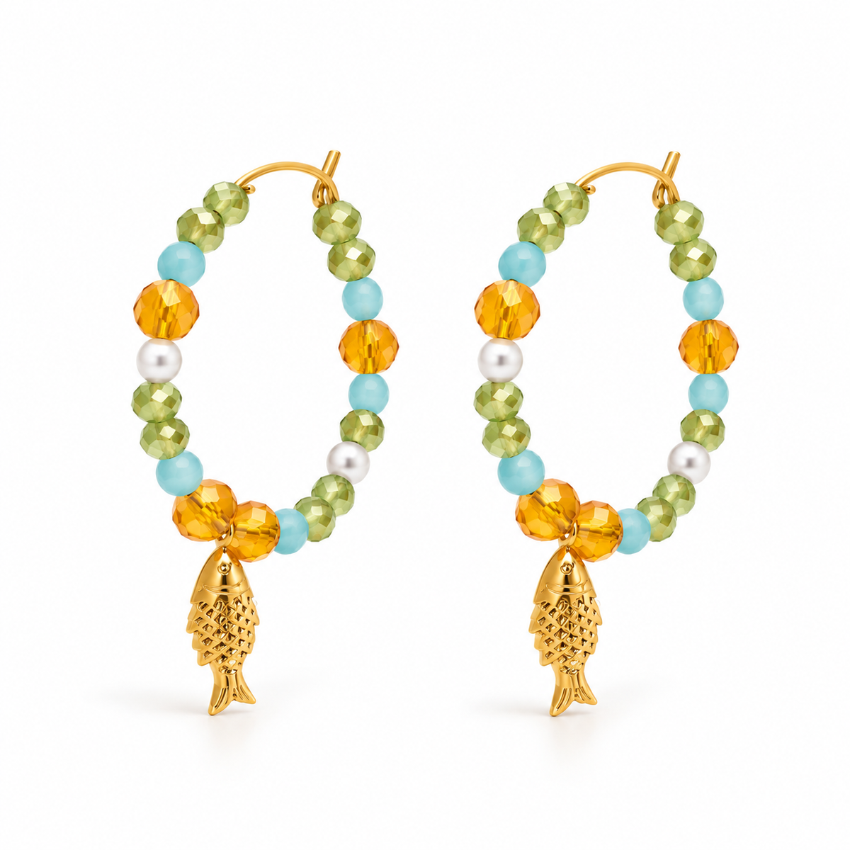 Pececitos Hoops Beads