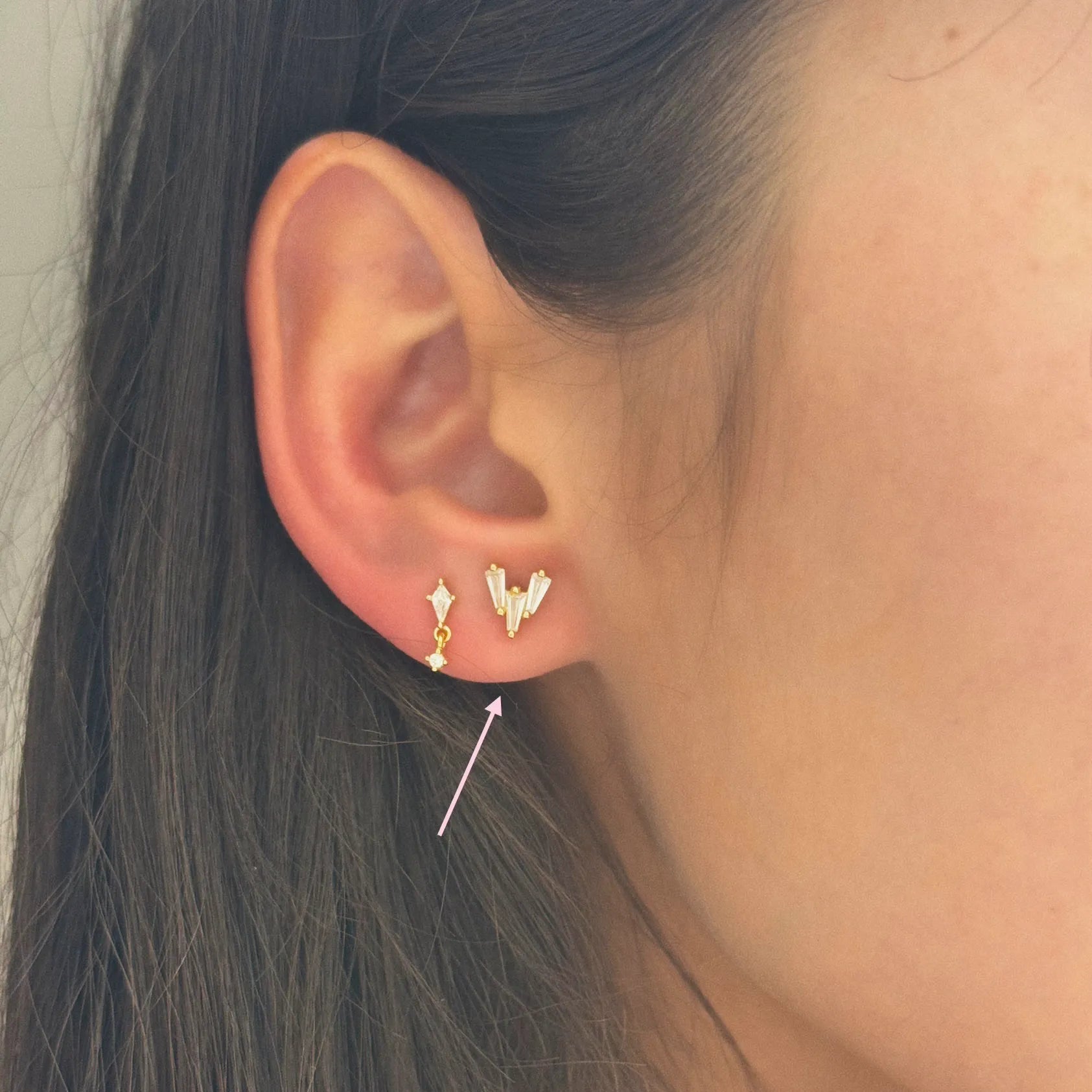 Crystals Arch Studs
