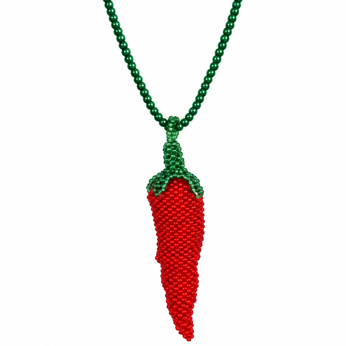 Chili Beaded Necklace
