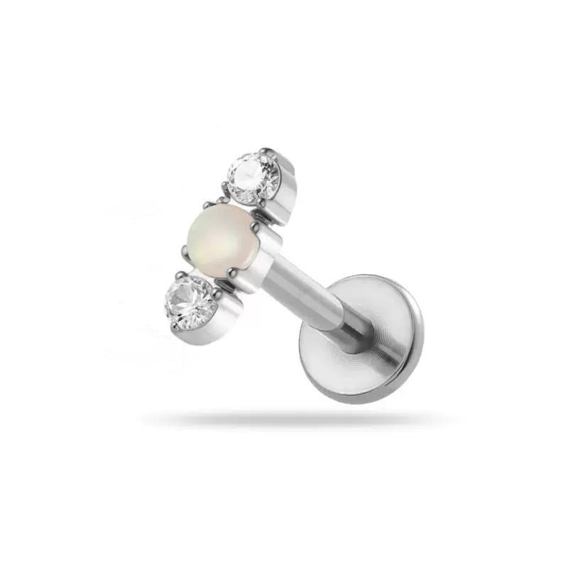 Piercing Ópalo Blanco