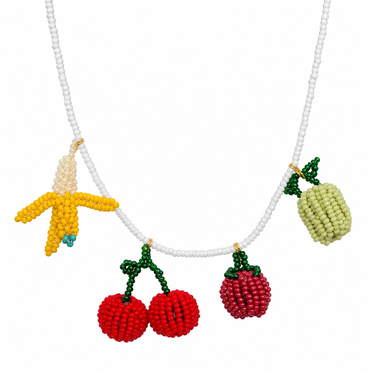 Ensalada de Frutas Beaded Necklace