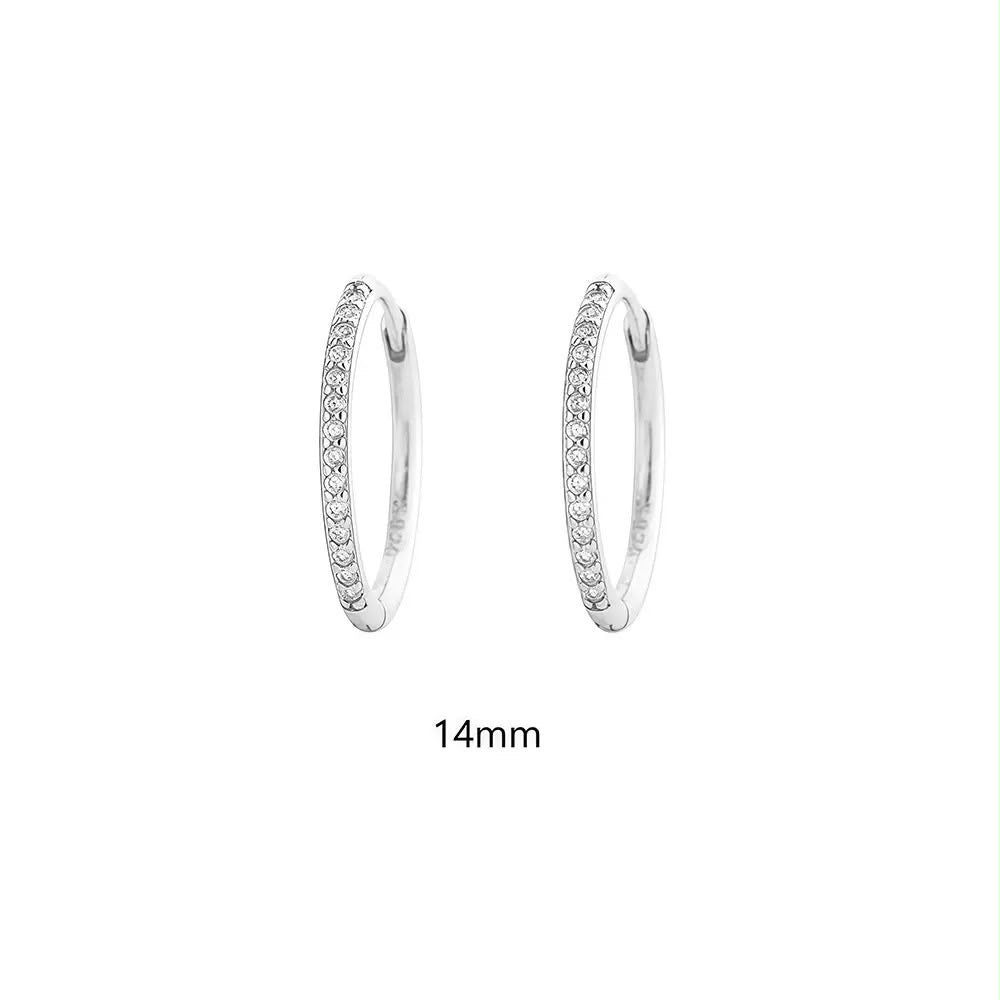 Argollas Slim Pavé