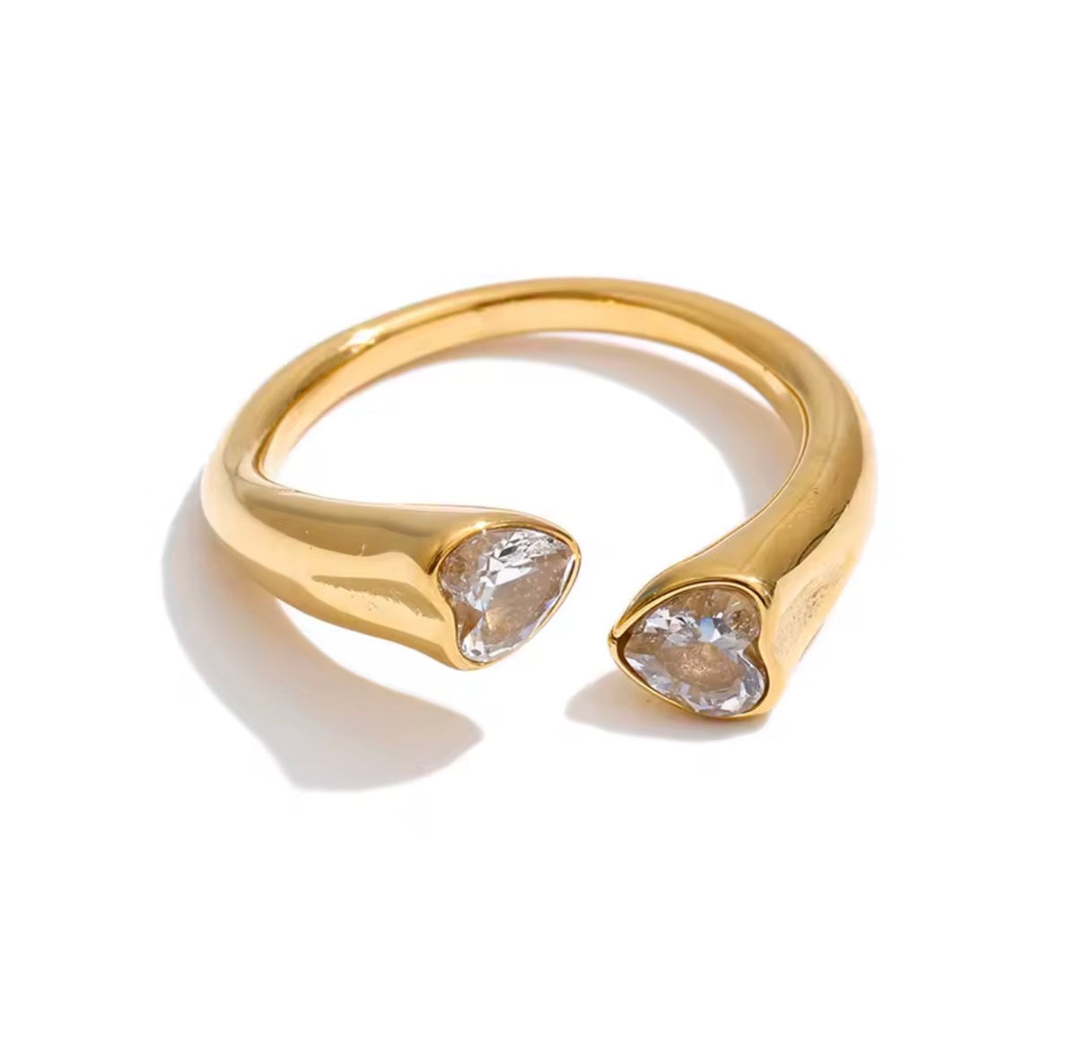Anillo Corazones Invertidos