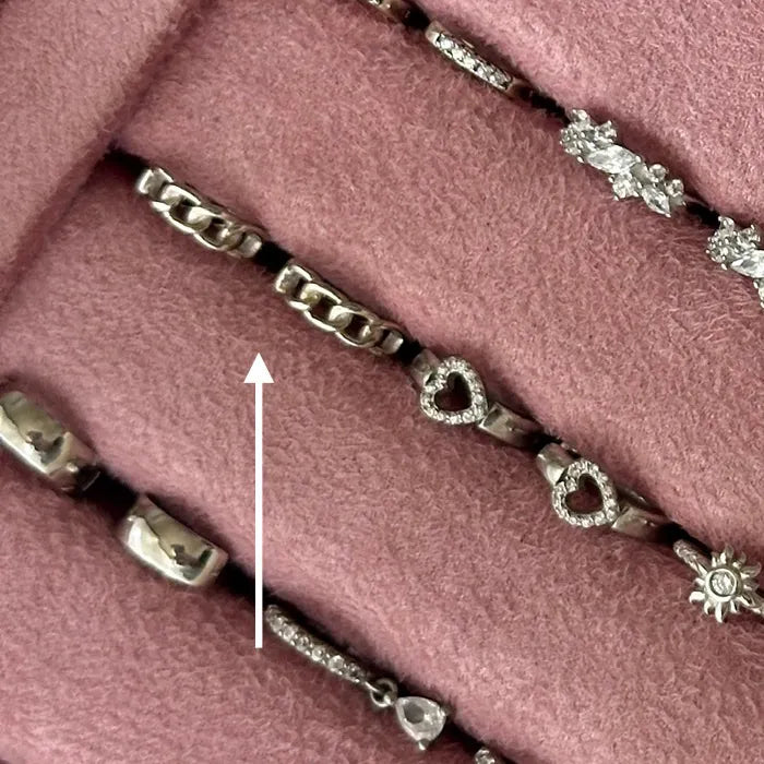 Chain Huggies Plata 925