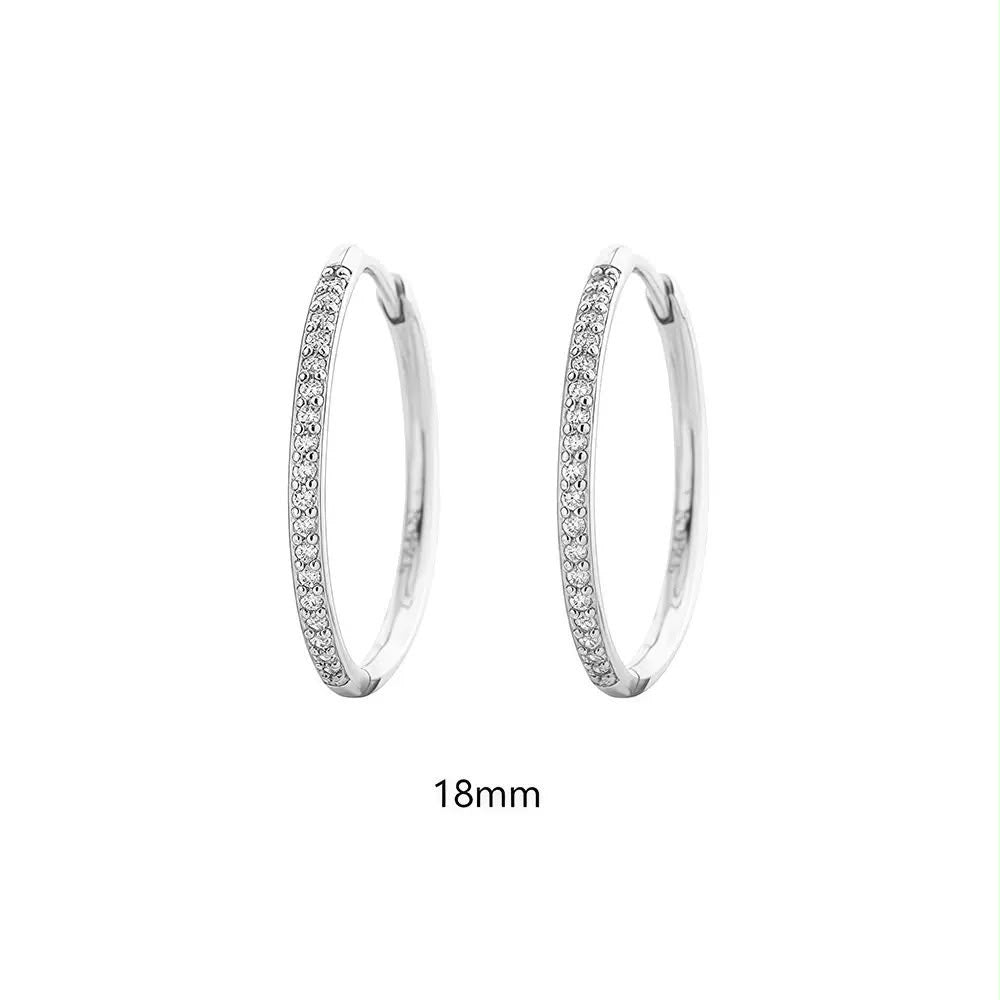 Argollas Slim Pavé