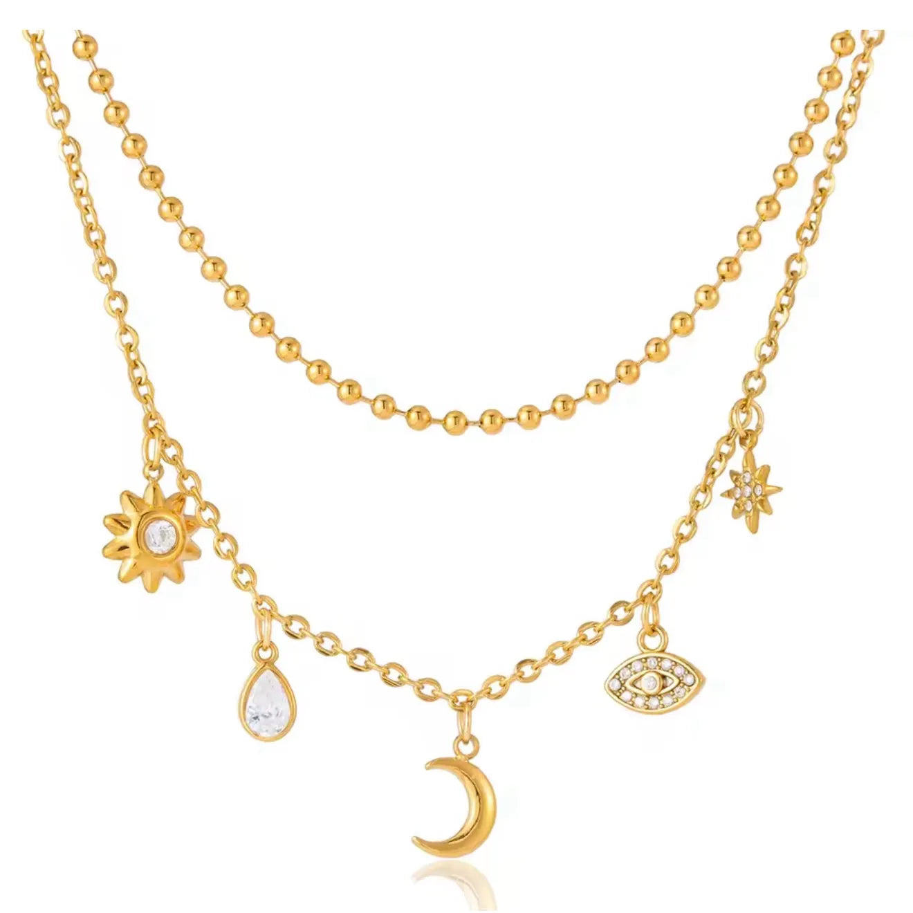 Suertuda Double Necklace