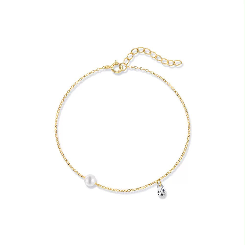 Brazalete Gota y Perlita