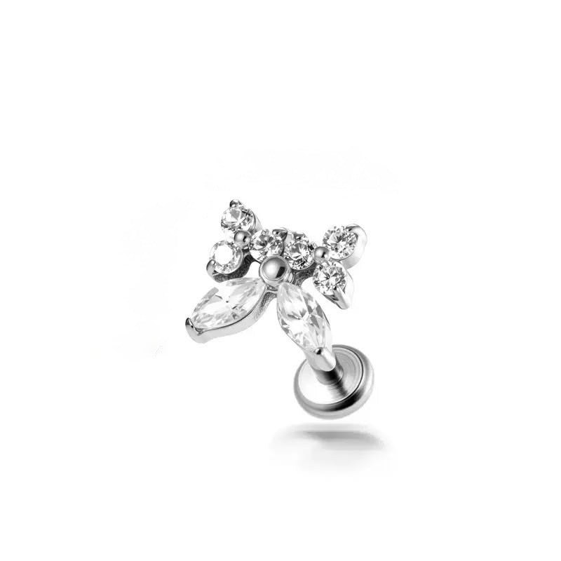 Piercing Mariposa Cristales