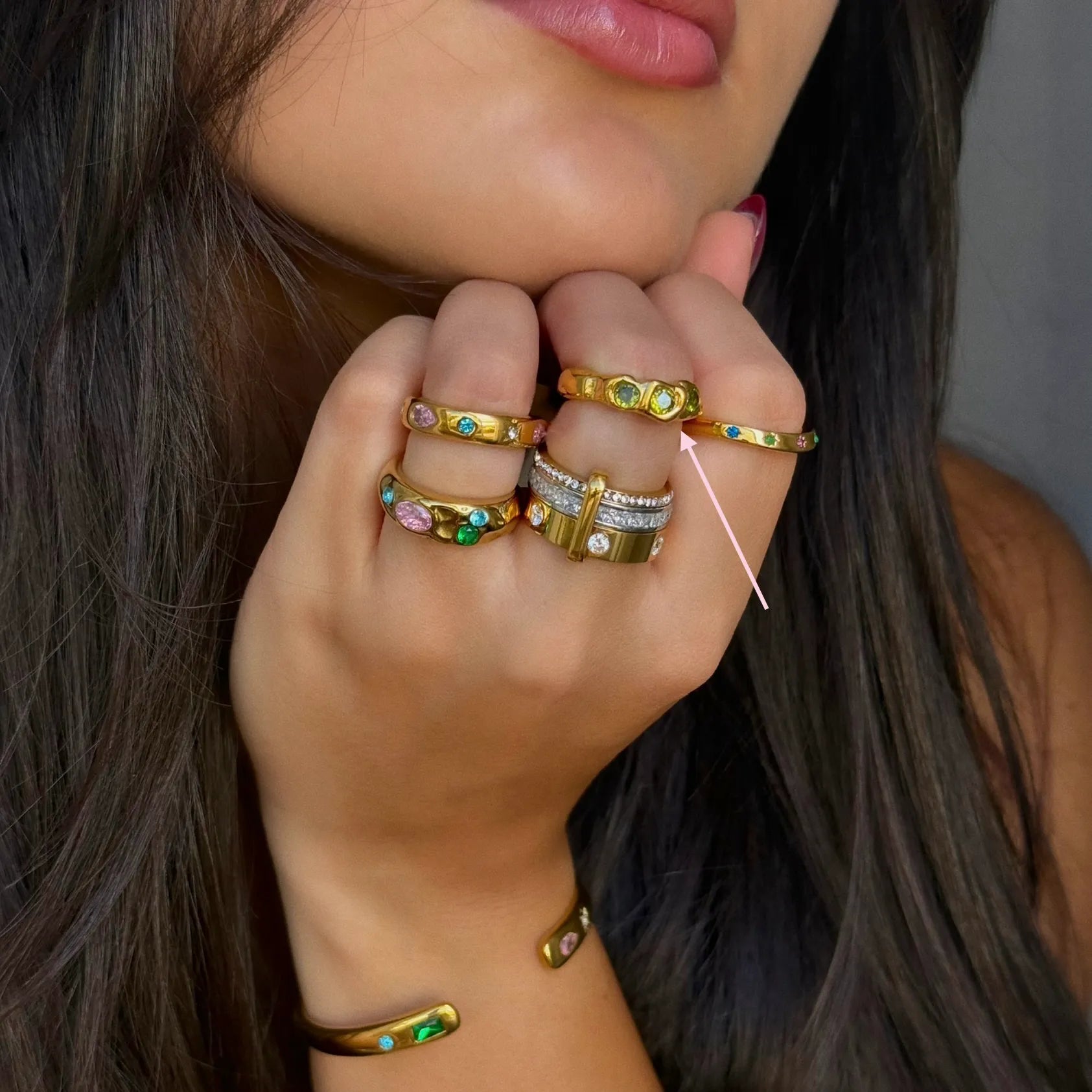 Emerald Stone Ring