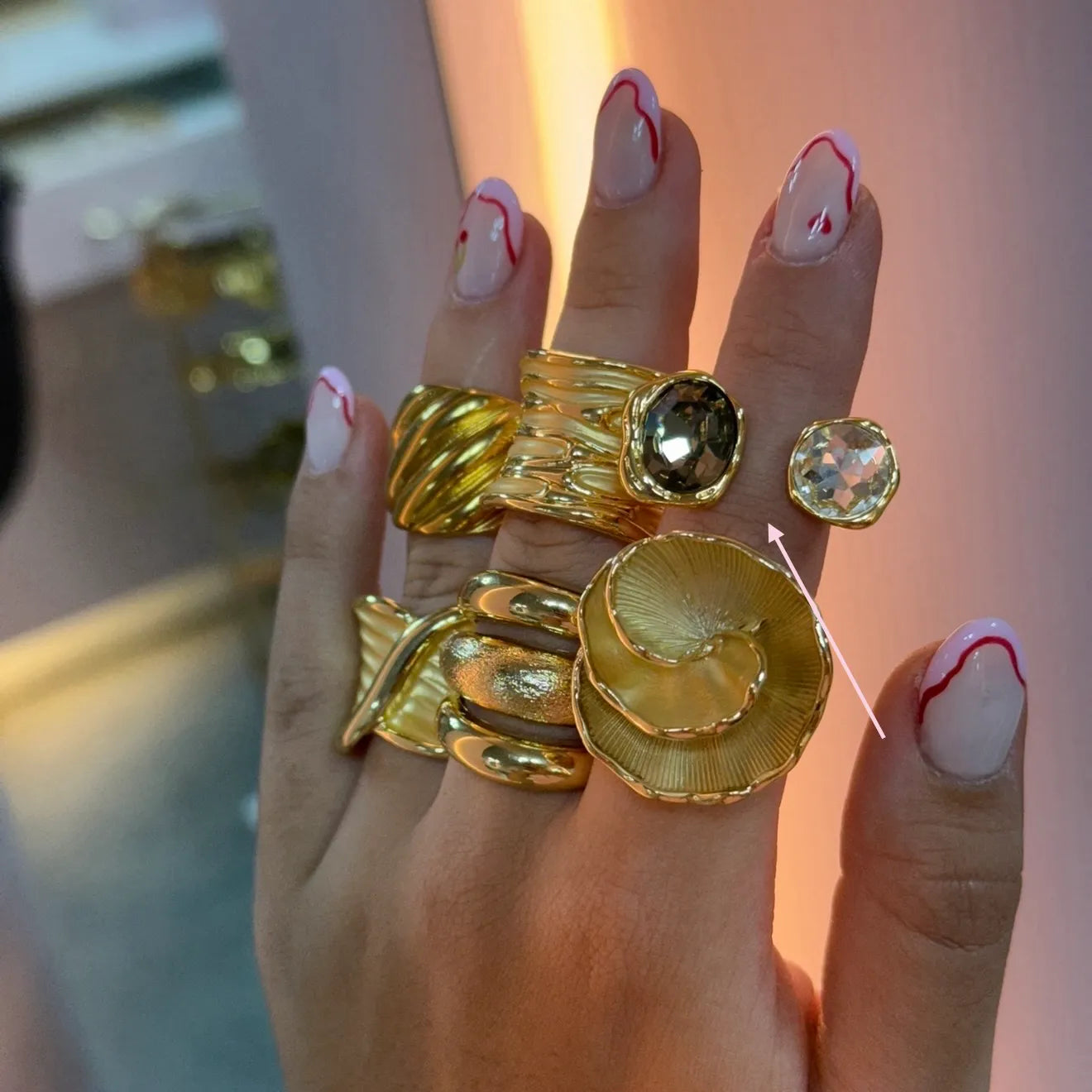 Bright Stones Ring