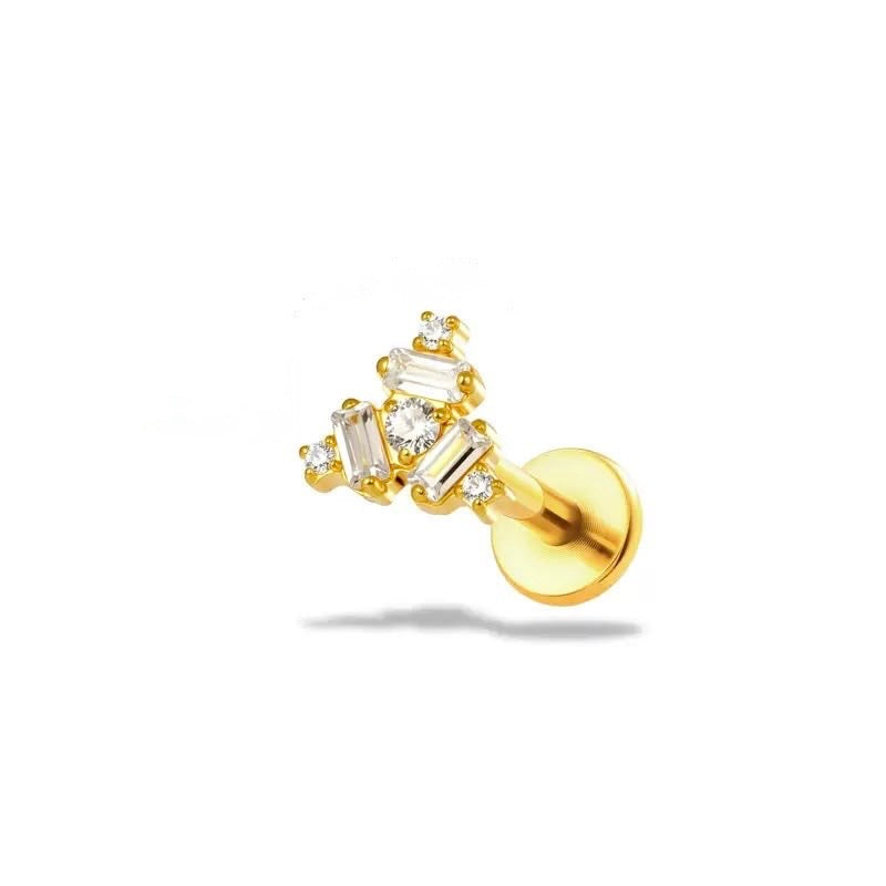 Piercing Triangulo Crystal Pieces
