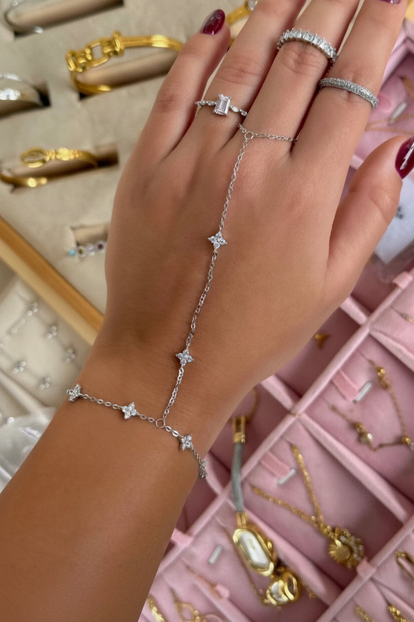 Handchain Silver Florcitas