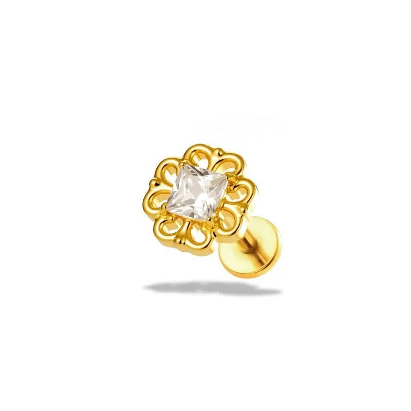 Piercing Flor Detallada