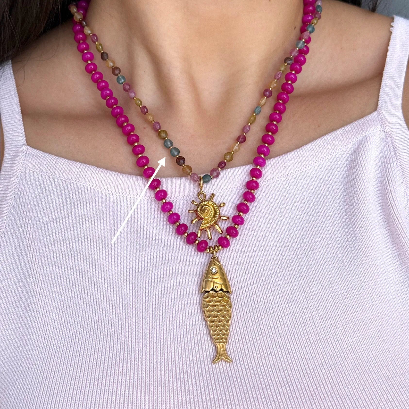 Concha Colors Necklace