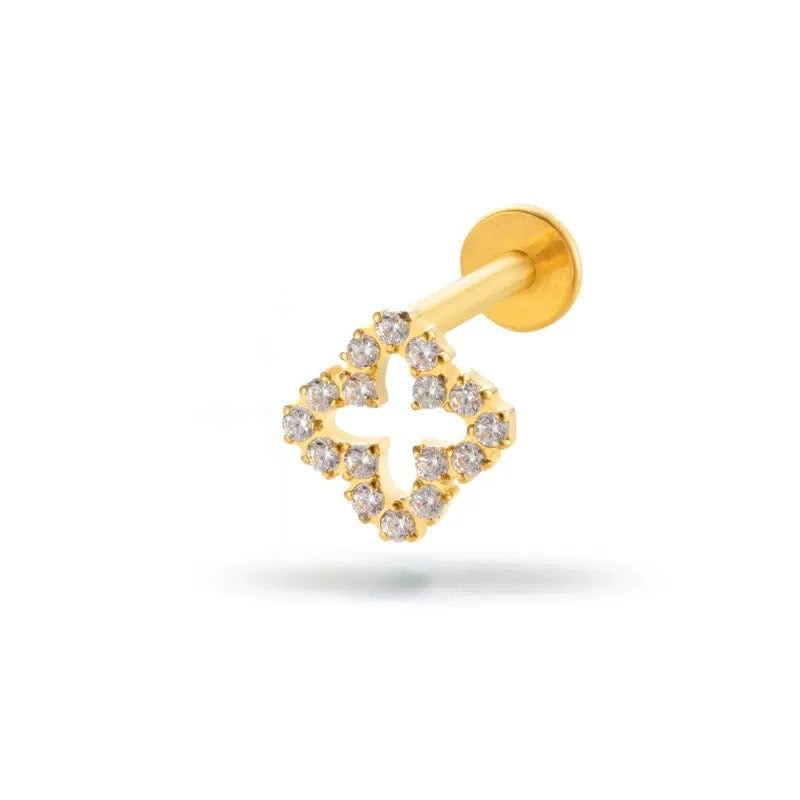 Piercing Clover Silueta