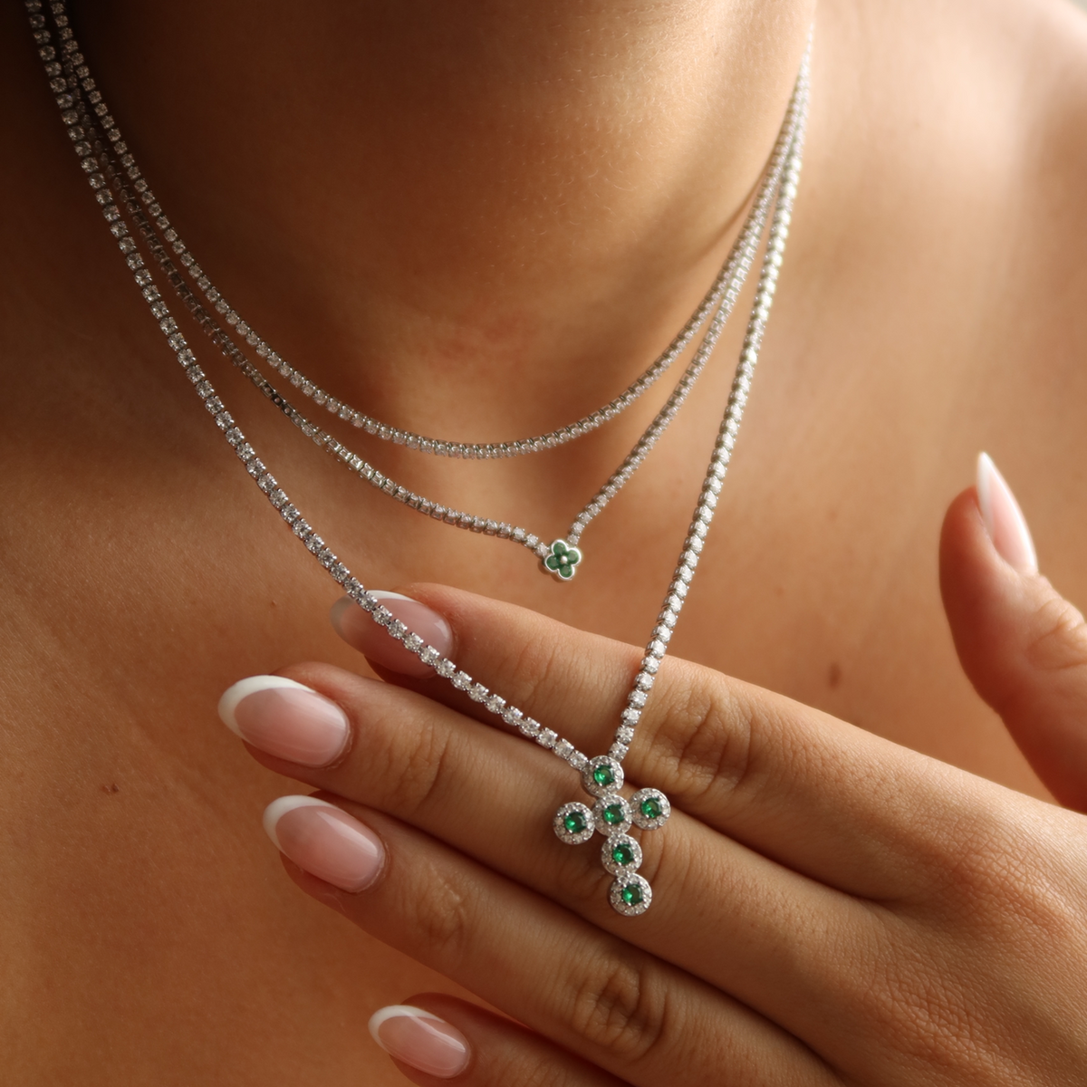 Cruz Tennis Necklace