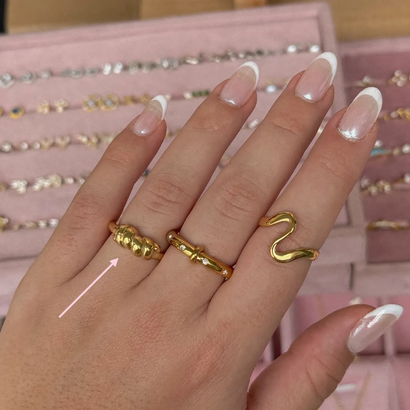 Croissant Slim Ring