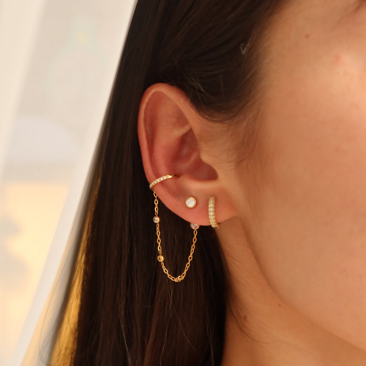 Bezzels Ear Cuff Chain
