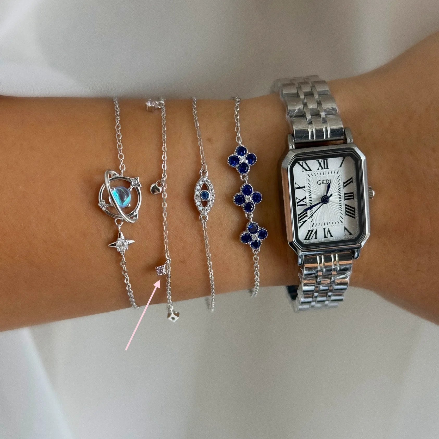 Chispitas Baby Pink Bracelet