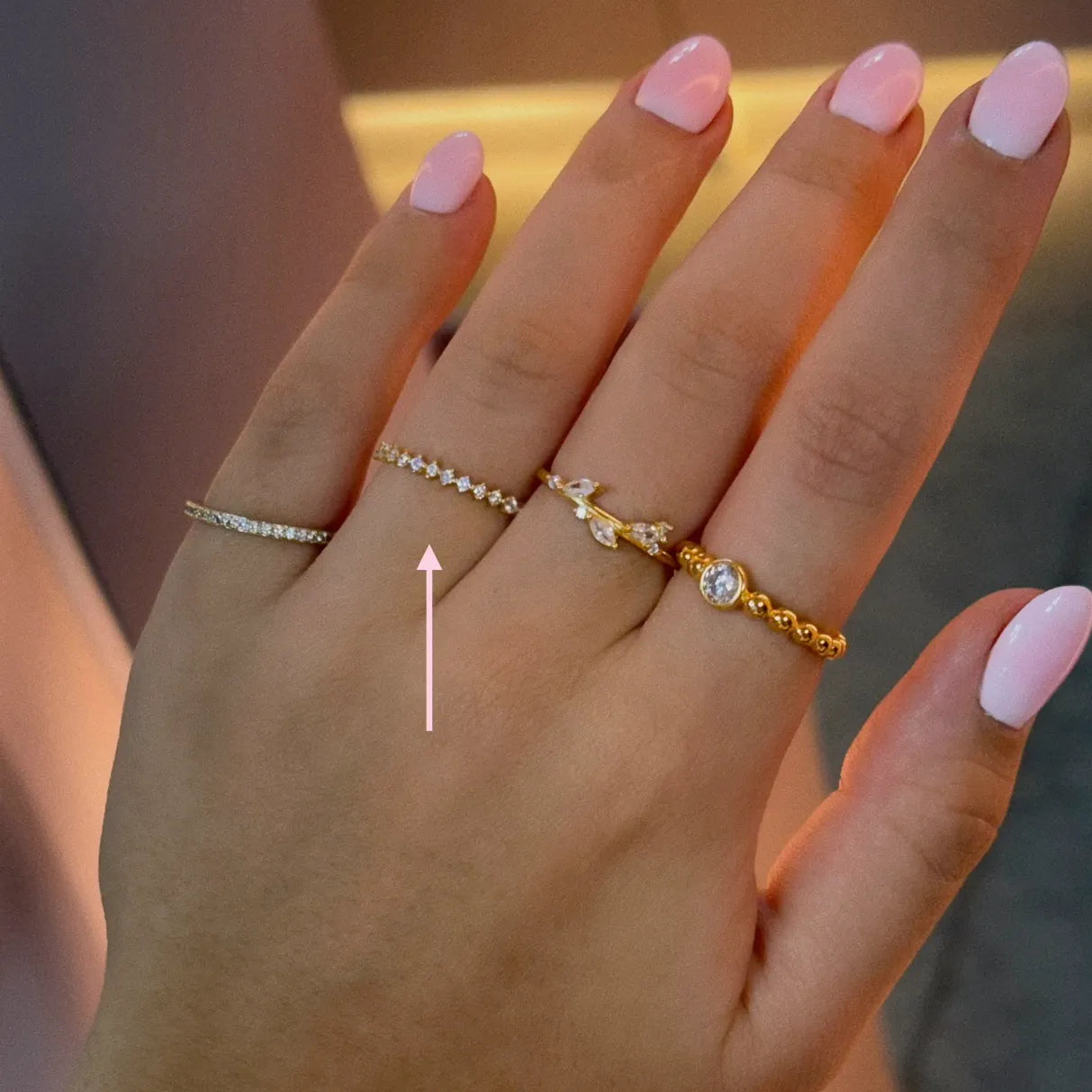 Luci Gold Ring