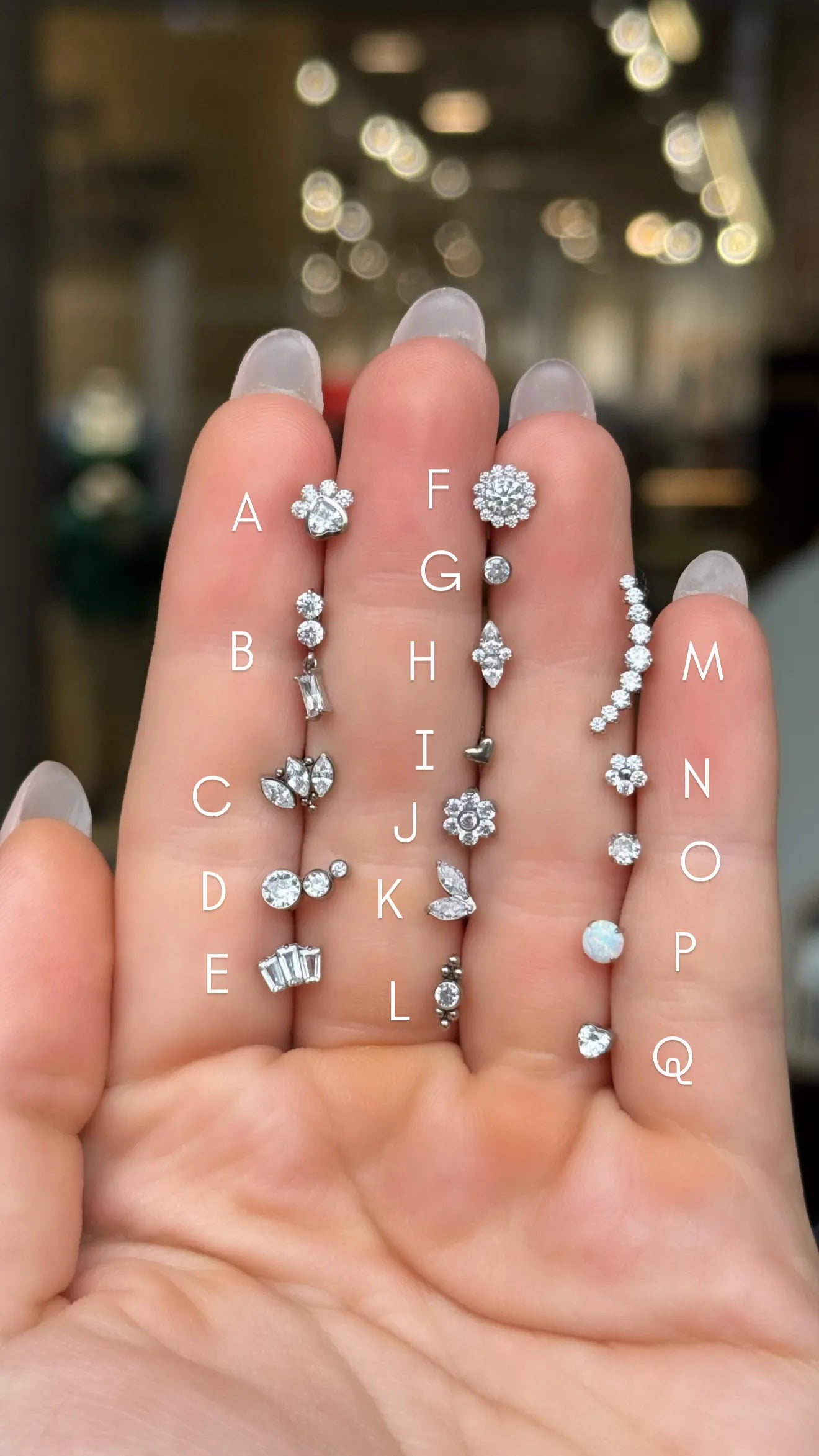 Aretitos Piercing Silver