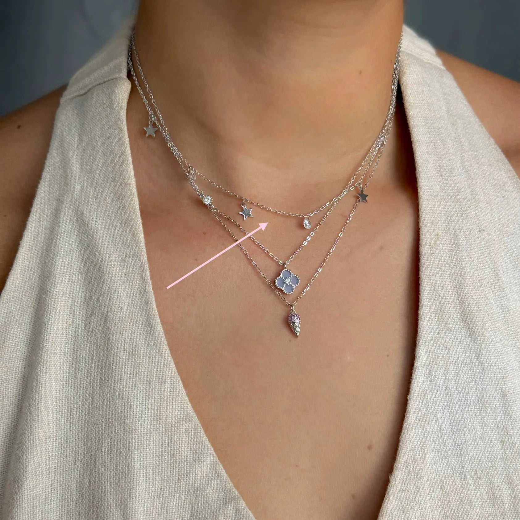 Stars & Crystals Necklace