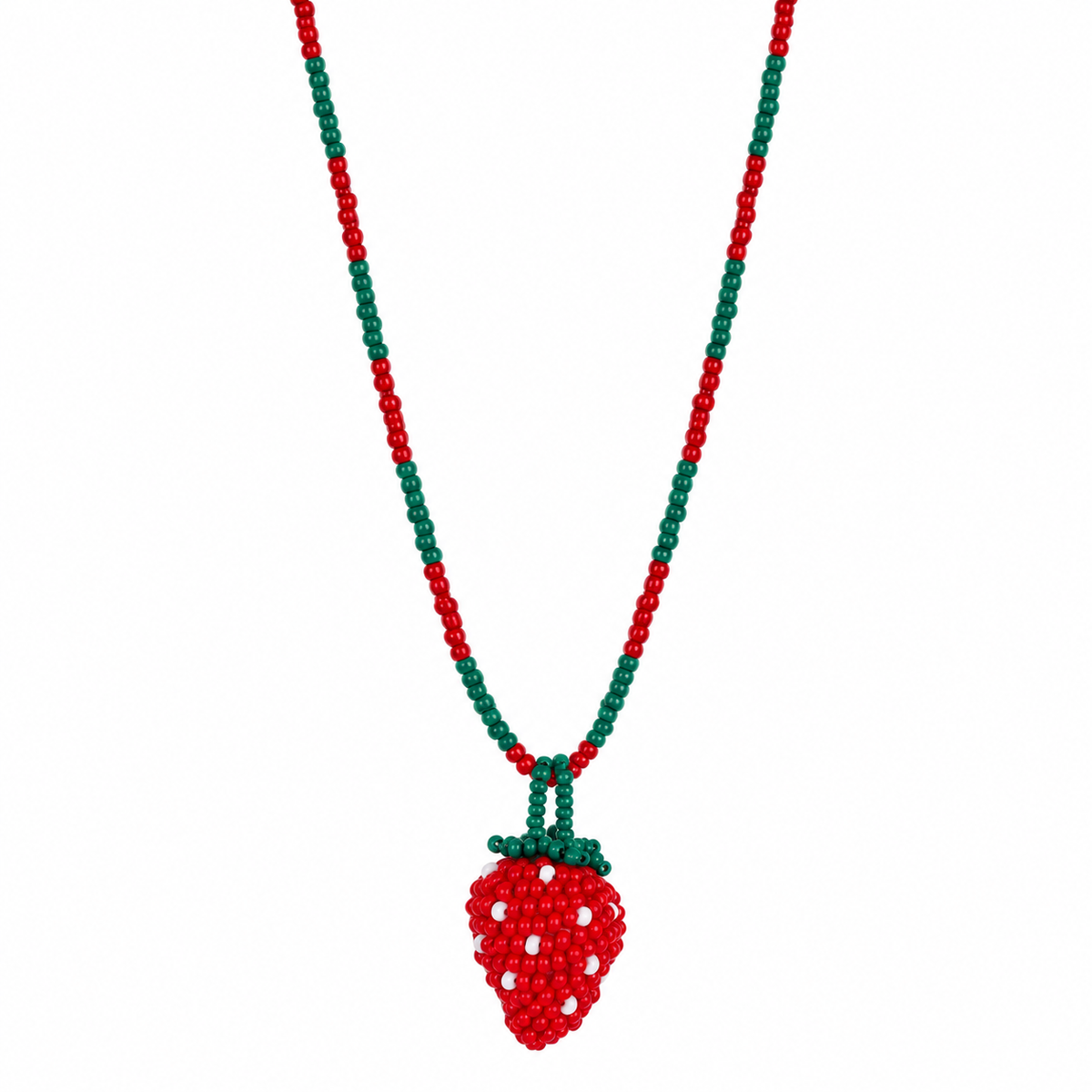 Fresita Beaded Necklace