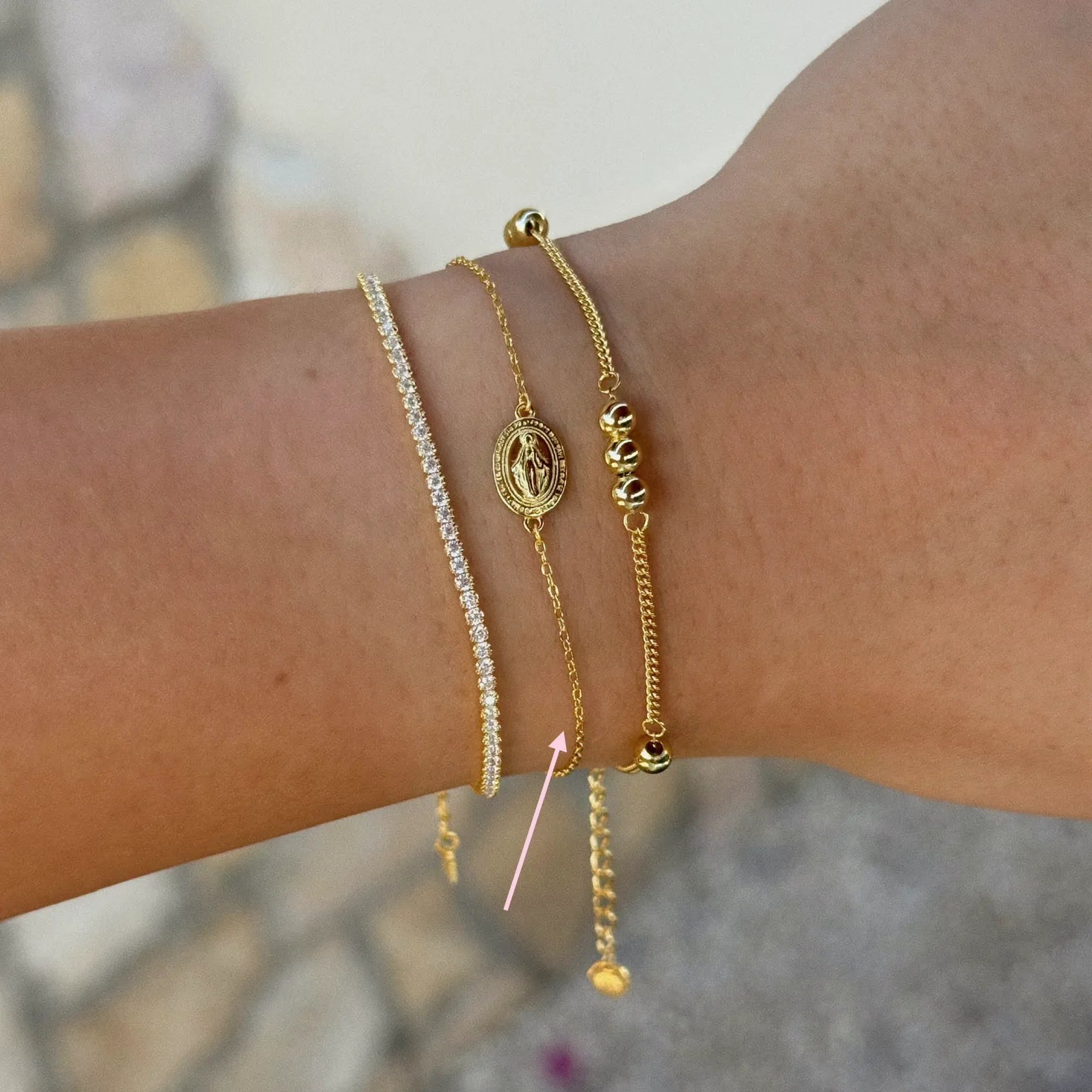 Brazalete Slim Virgencita