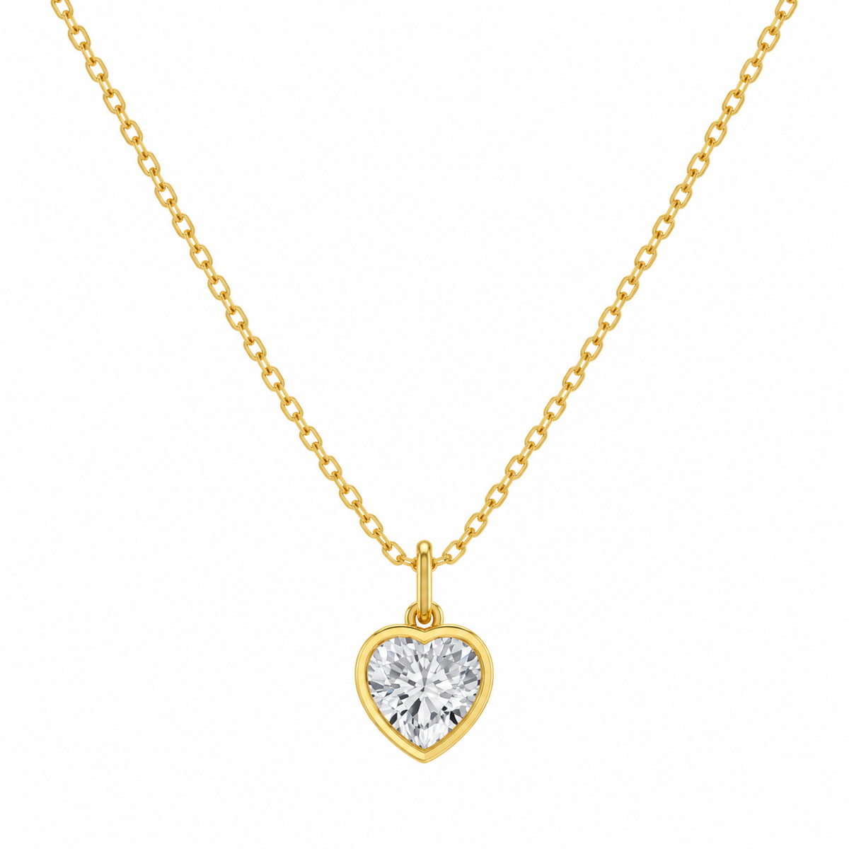 Collar Corazón Diamante