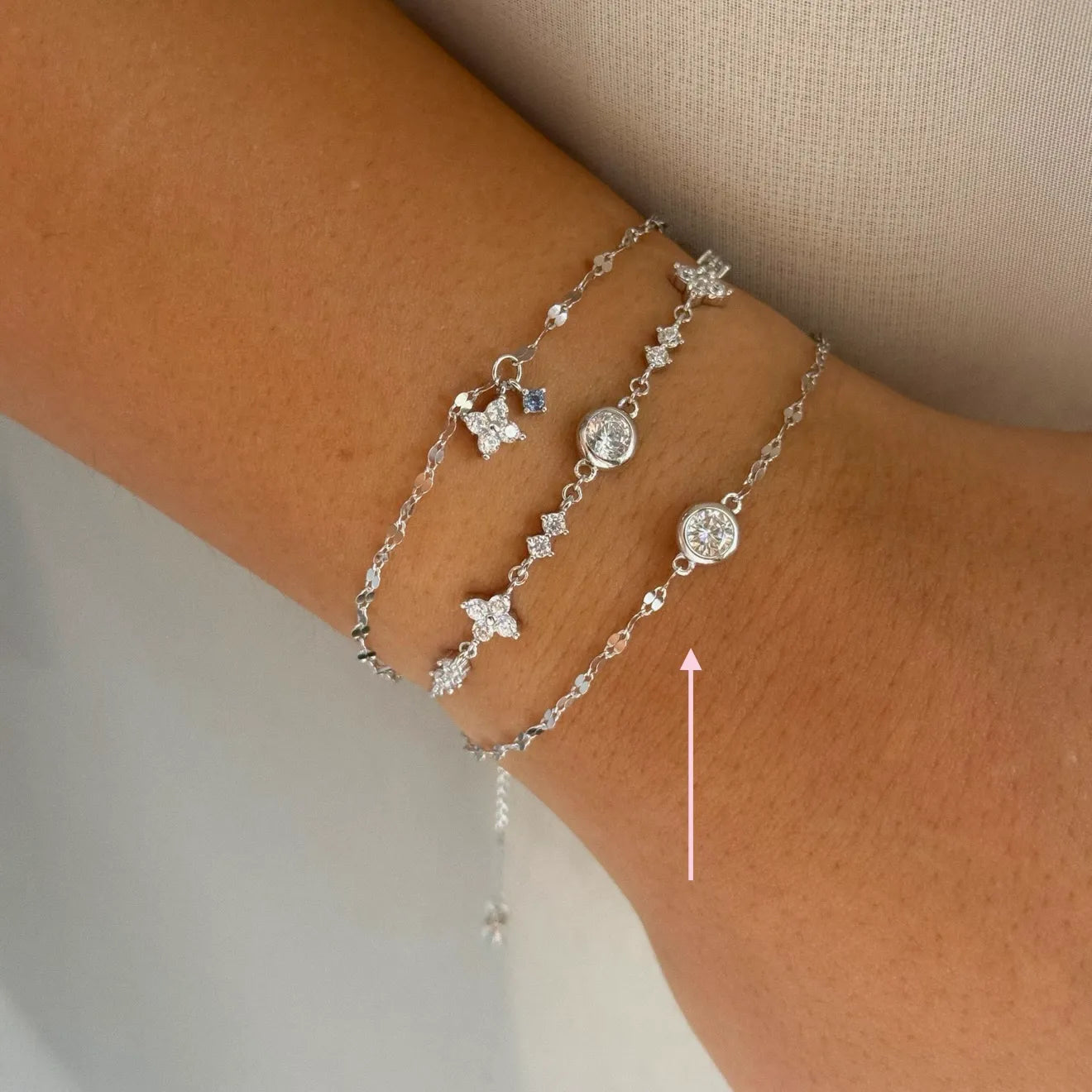 Bezzel Moissanita Bracelet