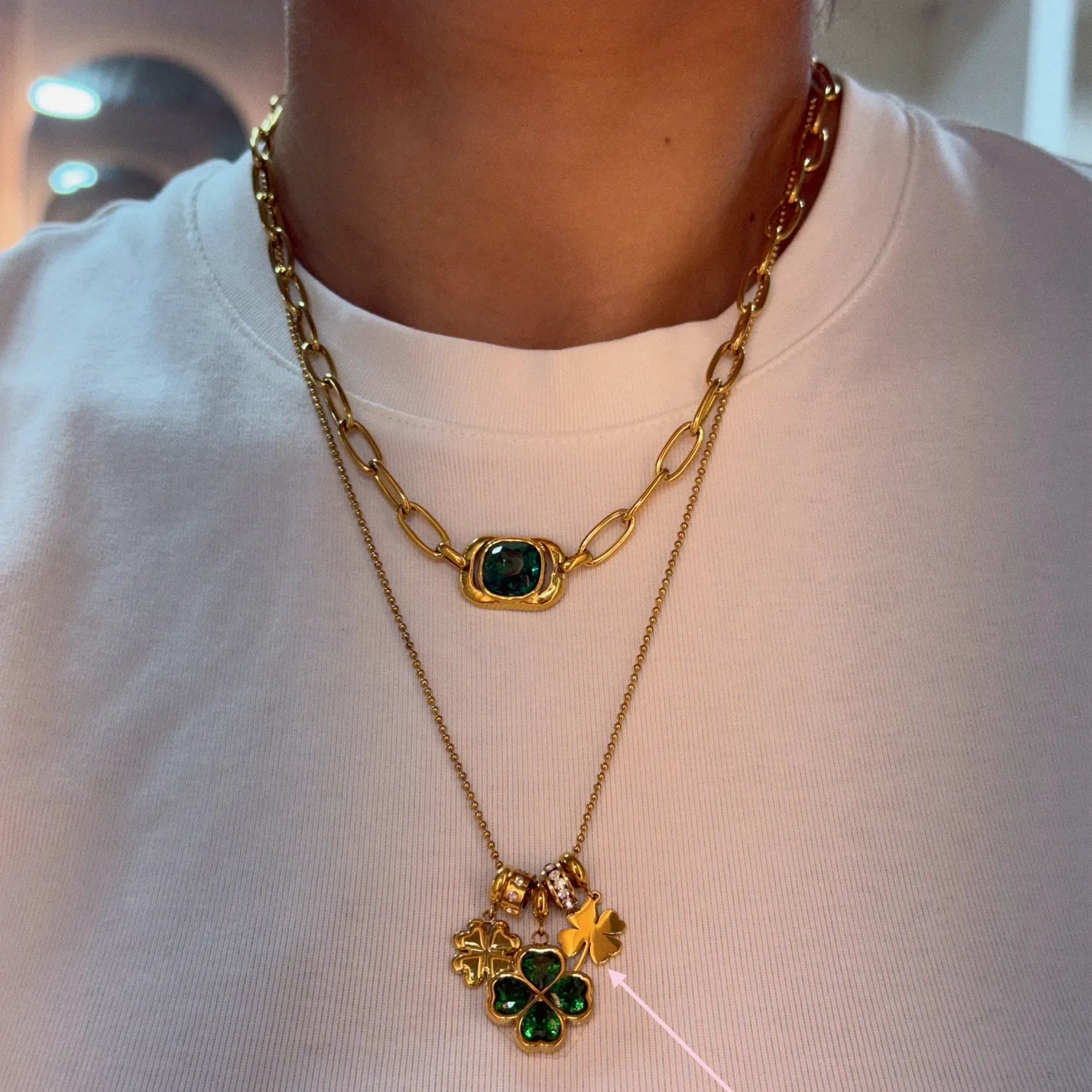 Lucky Esmeralda Necklace