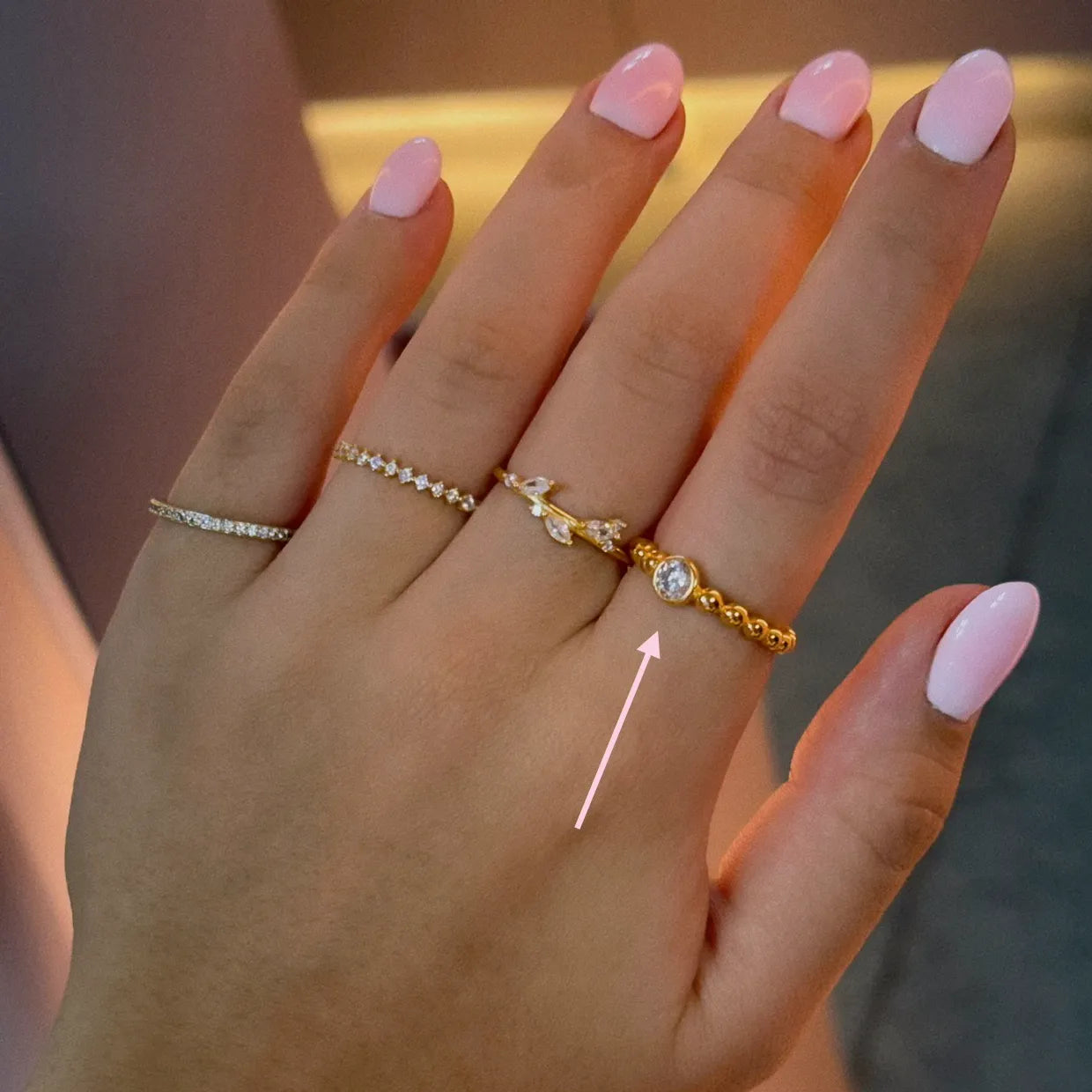 Gold Ring Mariela