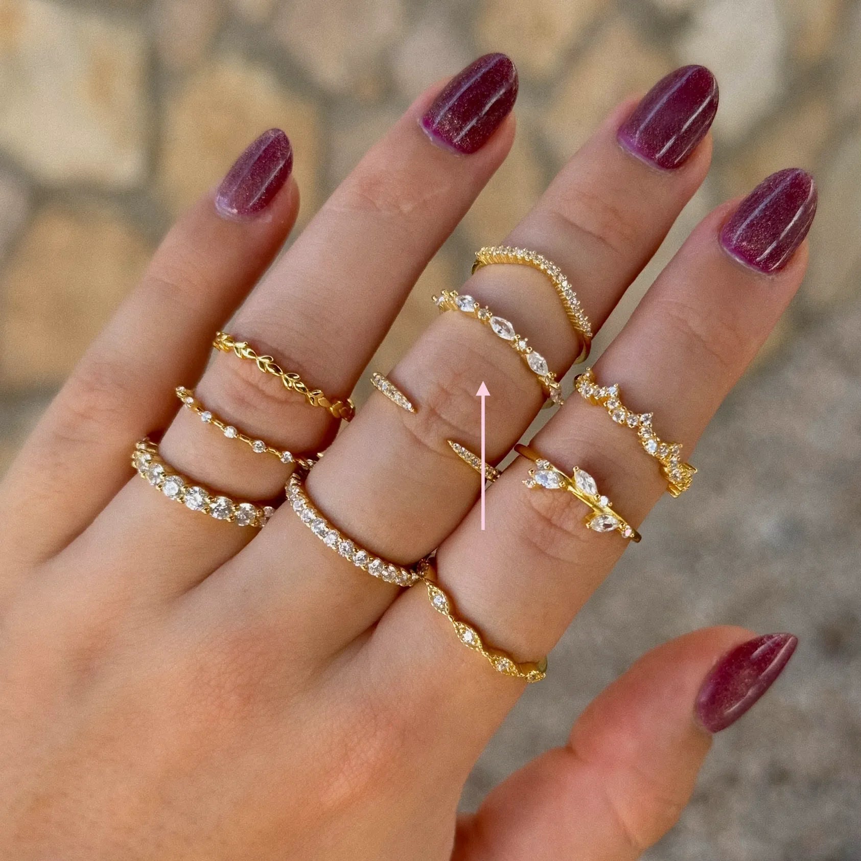 Malyka Gold Ring
