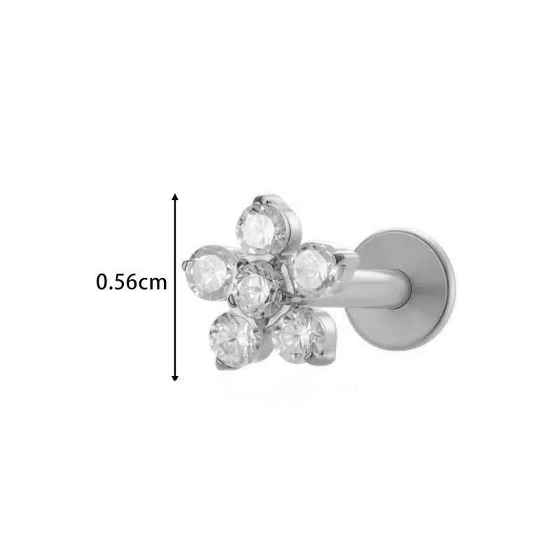 Piercing Pavé Flower