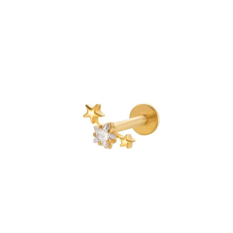 Piercing Trio Mini Estrellitas
