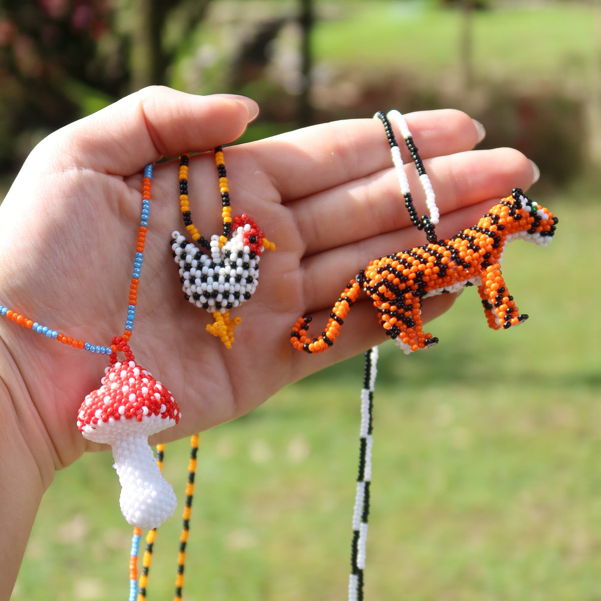 Tigre Beaded Necklace